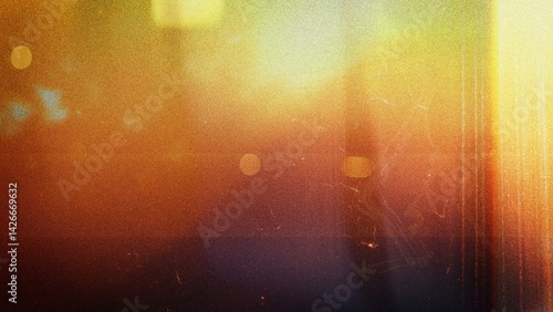 film noise texture and background, old film frame from analog retro film roll, photo texture with grain and scratches for vintage effect with damaged film burn look