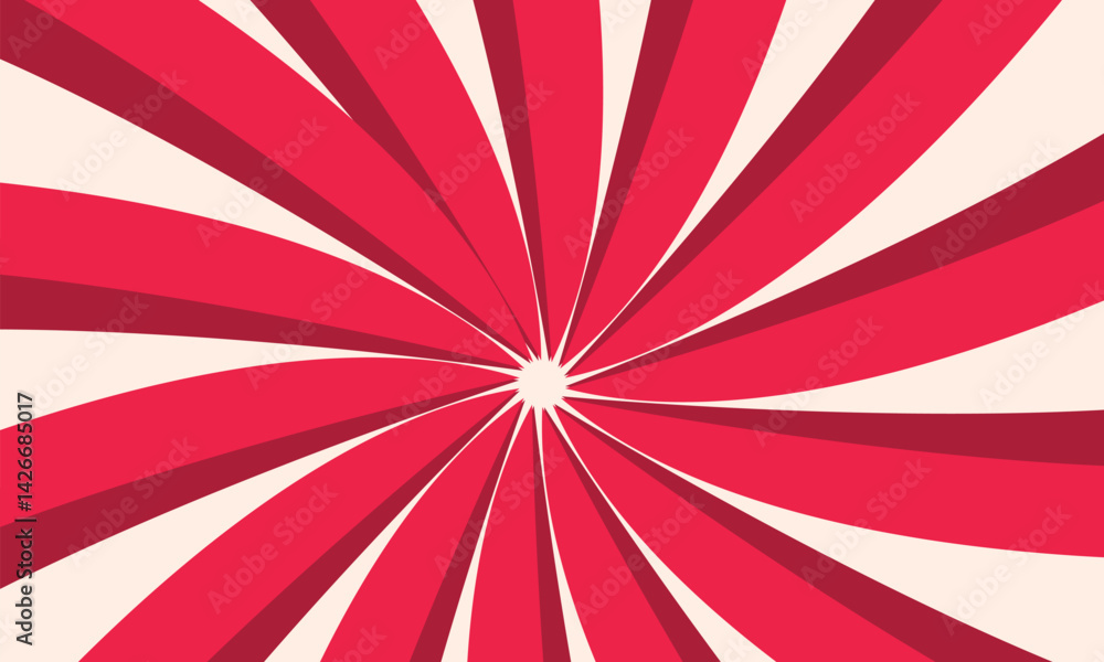 Fototapeta premium Comic cartoon pink background with star