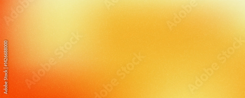 Amazing Yellow Orange White Blur Gradient With Noise Grain Textured, Good For Flyer, Poster, wallpaper
