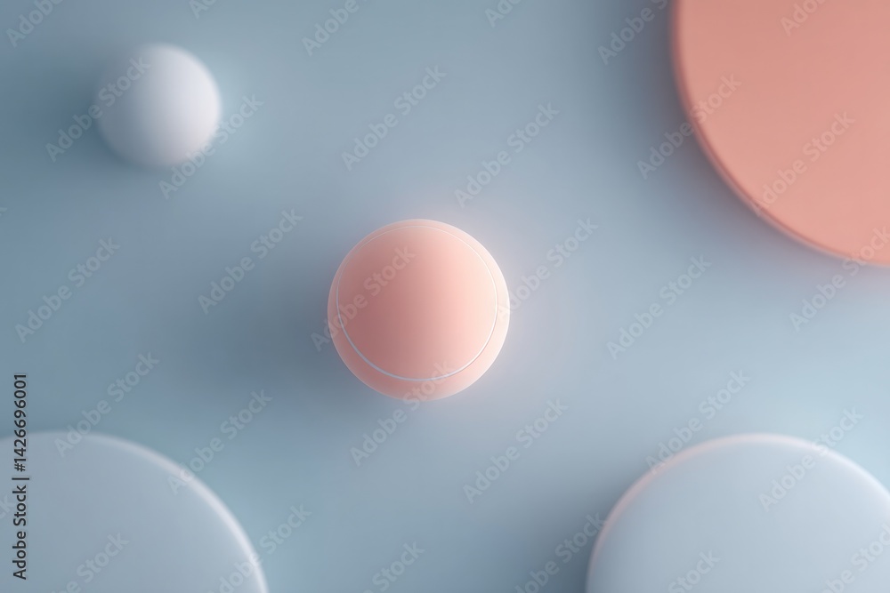 minimalistic 3d-rendered scene showcasing various sports equipment on flat surface minimalistic 3d-rendered scene showcasing various sports equipment on flat surface