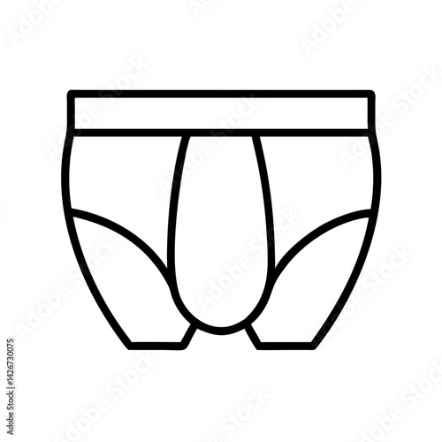 briefs clothing dresses line drawn outline vector art - illustration of briefs fashion clothes isolated transparent background