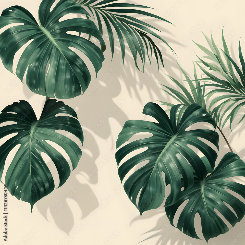 seamless pattern with palm trees seamless pattern with palm trees