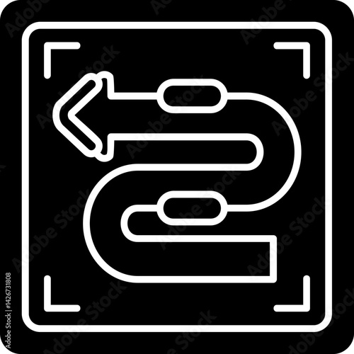 Left Route Icon