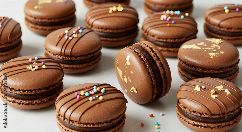 chocolate and macaroons chocolate and macaroons