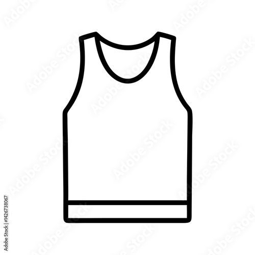 undershirt clothing dresses line drawn outline vector art - illustration of undershirt fashion clothes isolated transparent background
