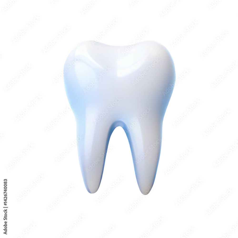 tooth on white background tooth on white background
