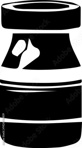 Vector illustration of black and white medical equipment icons. Includes tools like stethoscopes, syringes, and scissors alongside heart rate symbols. Great for health-care designs and medical-themed 