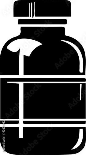 Vector illustration of black and white medical equipment icons. Includes tools like stethoscopes, syringes, and scissors alongside heart rate symbols. Great for health-care designs and medical-themed 