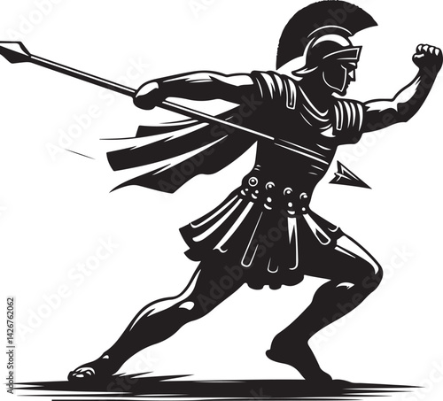 Roman legionnaire vector