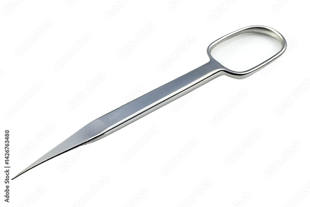 Sleek Silver Magnifying Tweezers Precision Tool, Sleek Silver Magnifying Tweezers Precision Tool,