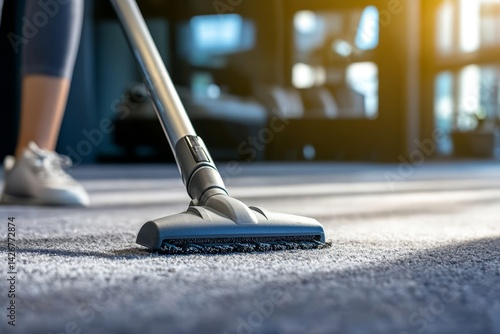 Wallpaper Mural Vacuuming carpet for a clean and fresh home environment. Torontodigital.ca