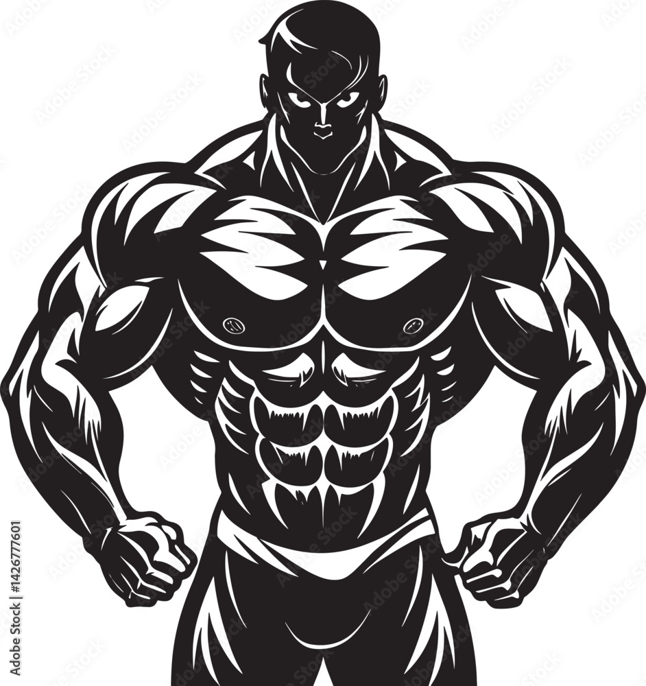 Fototapeta premium illustration of a male body