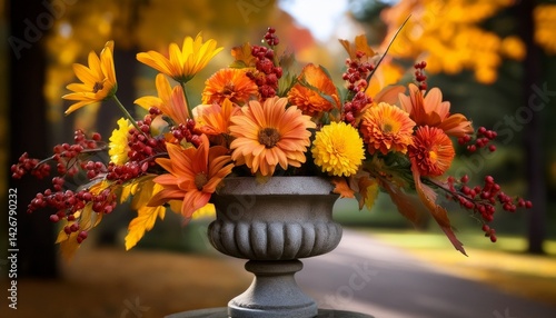 Wallpaper Mural flowers in a vase Torontodigital.ca