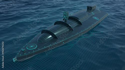 Drone Surface Vehicle Digital