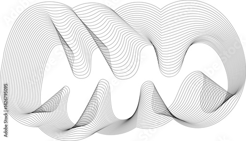 Frame with a soft flowing contour and a slightly thicker middle structure.