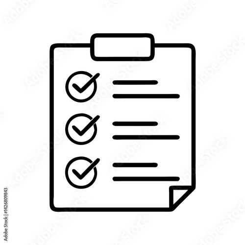 Checklist clipboard task list checkmark survey form to do list planning management project plan