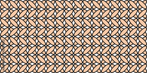 Cross stitch pattern. Cross-stitch frame. Grid Vector illustration.