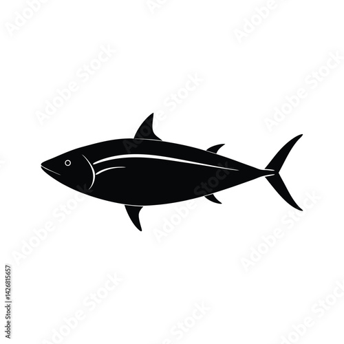tuna silhouette art