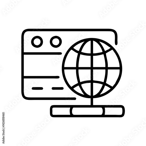 Globe internet connection browser website global network web server technology communication online world wide web
