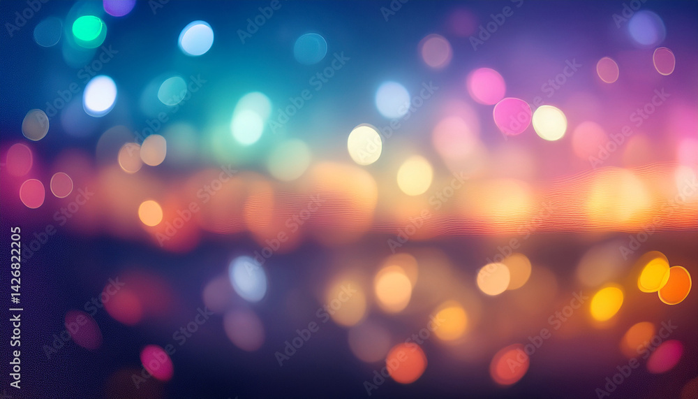 Fototapeta premium colorful lights gradient blurred smooth candy colour wallpaper colourful shade rainbow colorations lighting fixtures for background colorful gradient