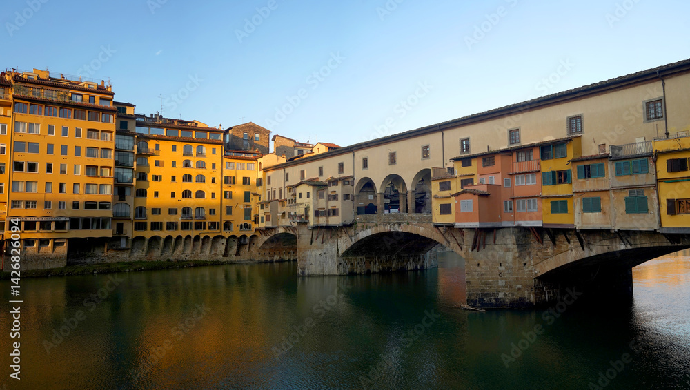 Obraz premium ponte vecchio florence italy