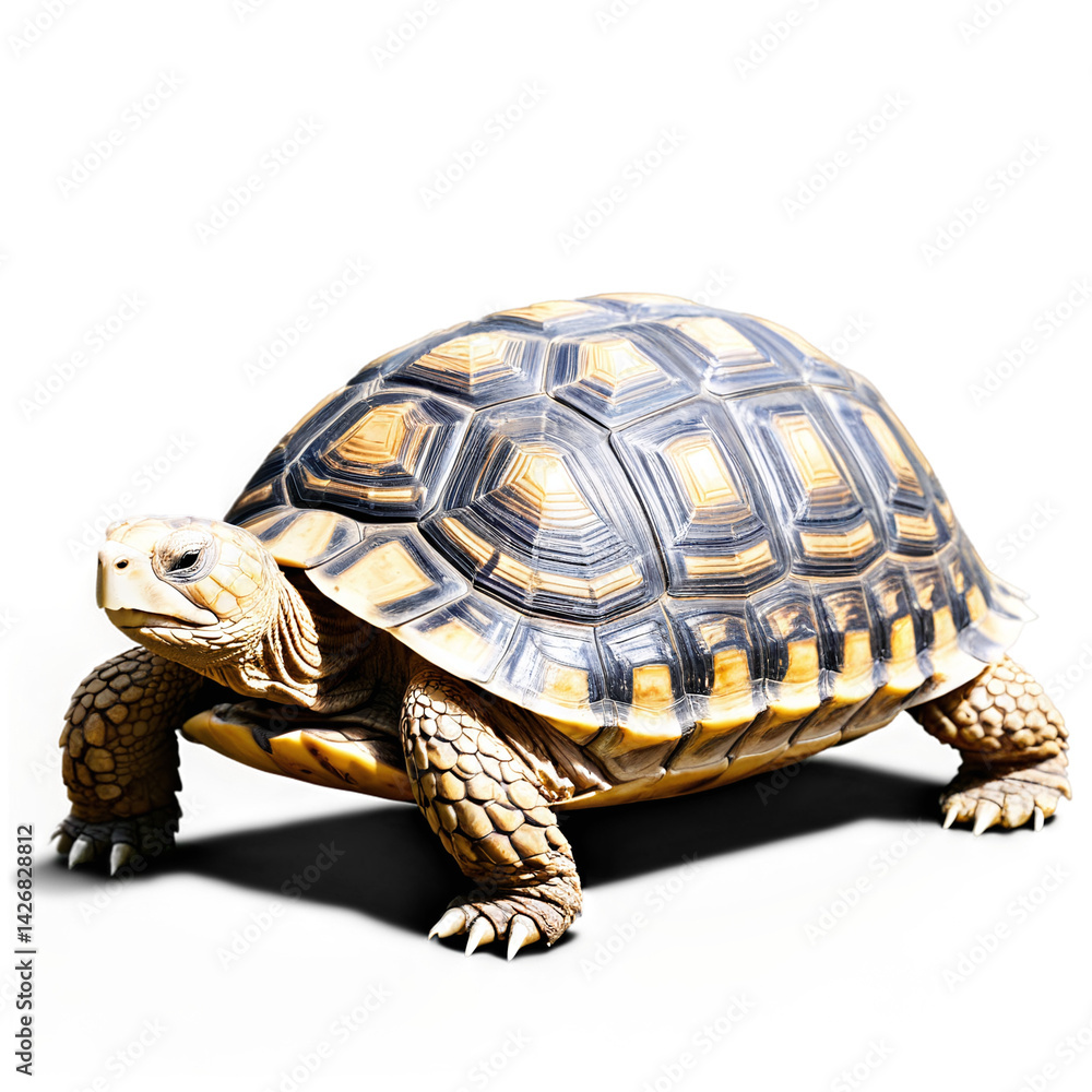 Obraz premium tortoise isolated on transparent background