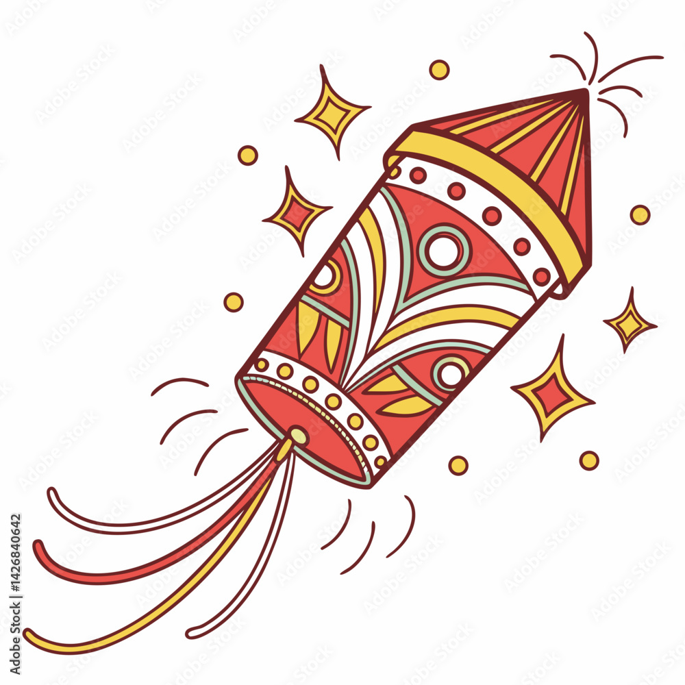 Obraz premium festival-firecracker