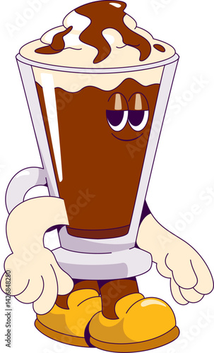 Retro Coffee Mascot