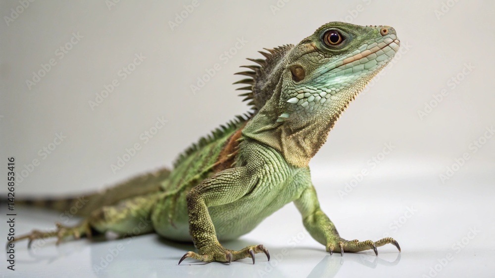 Basilisk Lizard on studio background
Basilisk Lizard on studio background