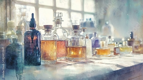 bottle of wine. generative ai