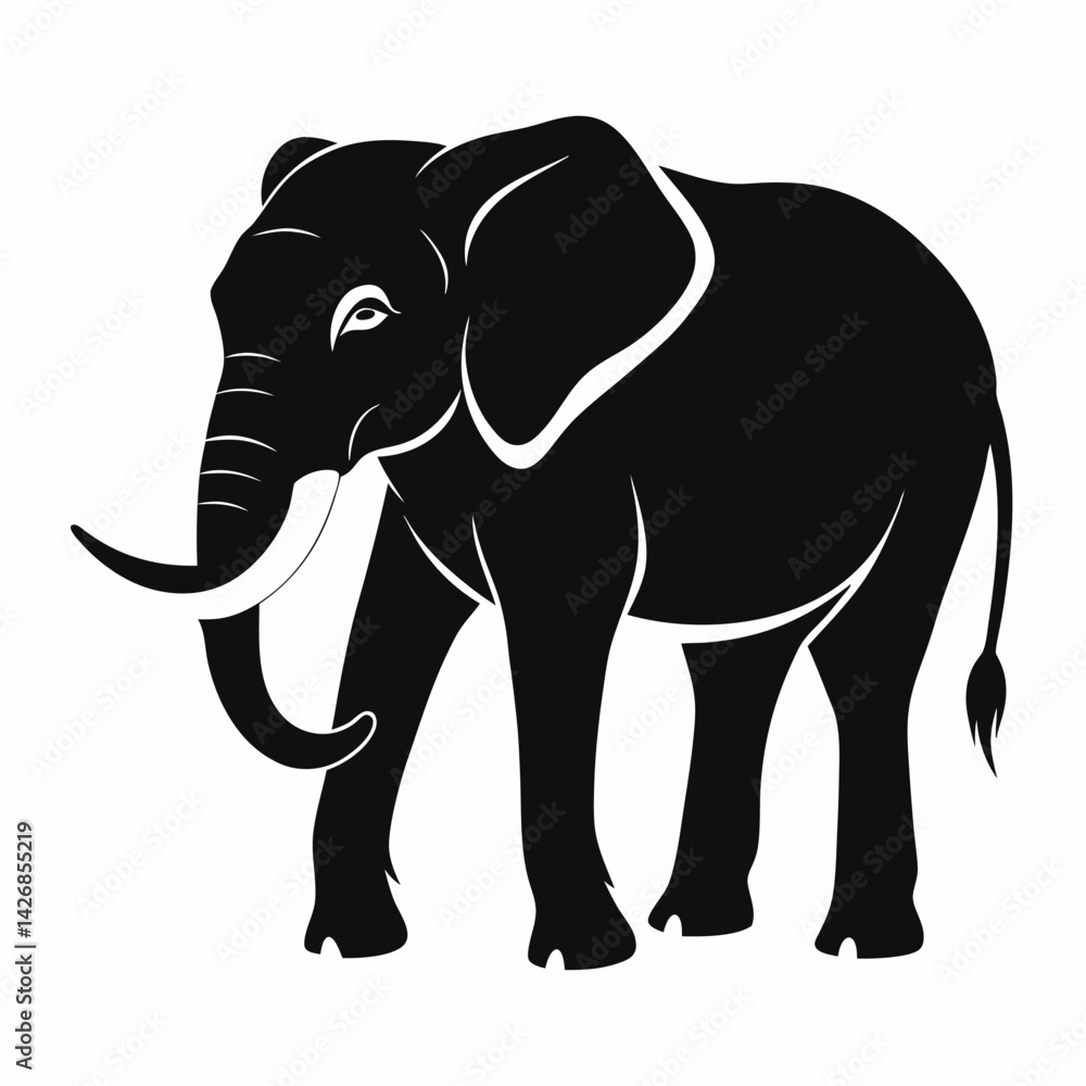 Obraz premium elephant vector illustration