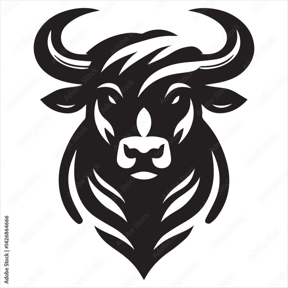 Obraz premium head of a bull