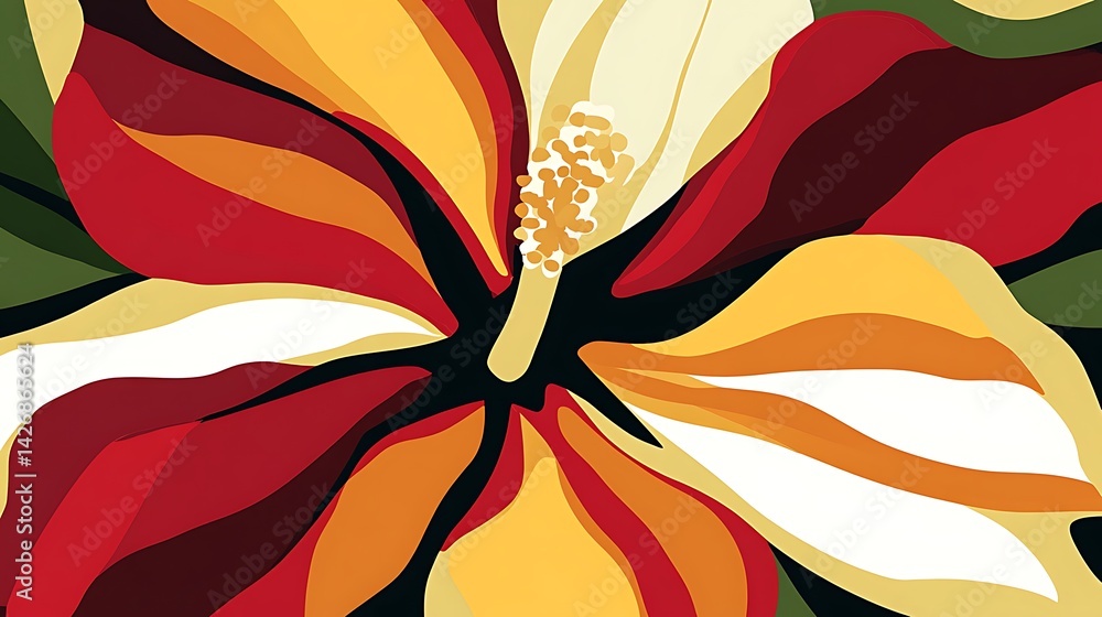 Tropical Flower CloseUp.