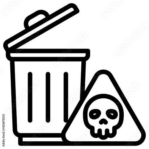Hazardous Waste Icon