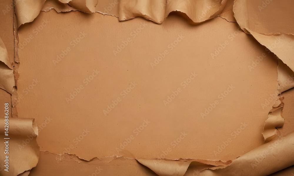 A simple paper with a hole cut out, useful for various purposes