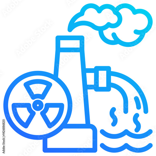 Radioactive Pollution Icon