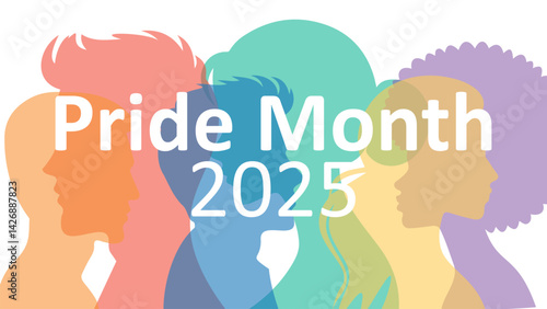 Happy Pride Month 2025. Vector Banner.