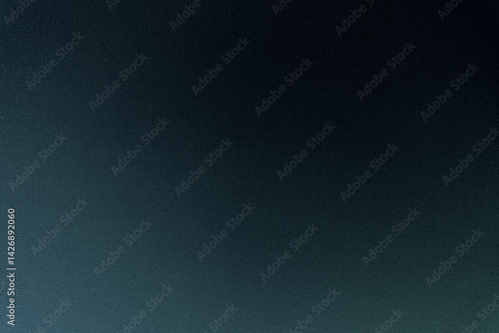 Black blue green petrol gray abstract background. Color gradient. Dark matte background with space for design. Toned fabric surface. Template. Empty.