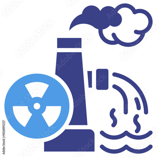 Radioactive Pollution Icon