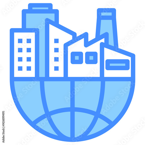 Urban Sprawl Icon