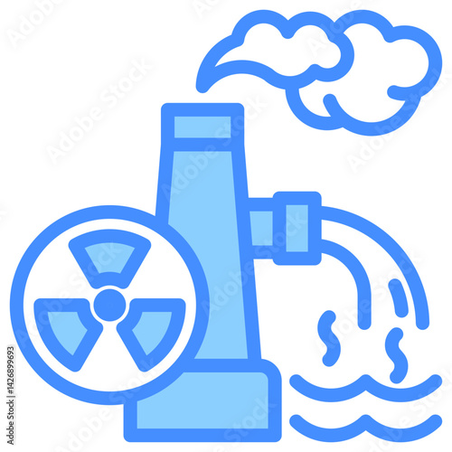 Radioactive Pollution Icon