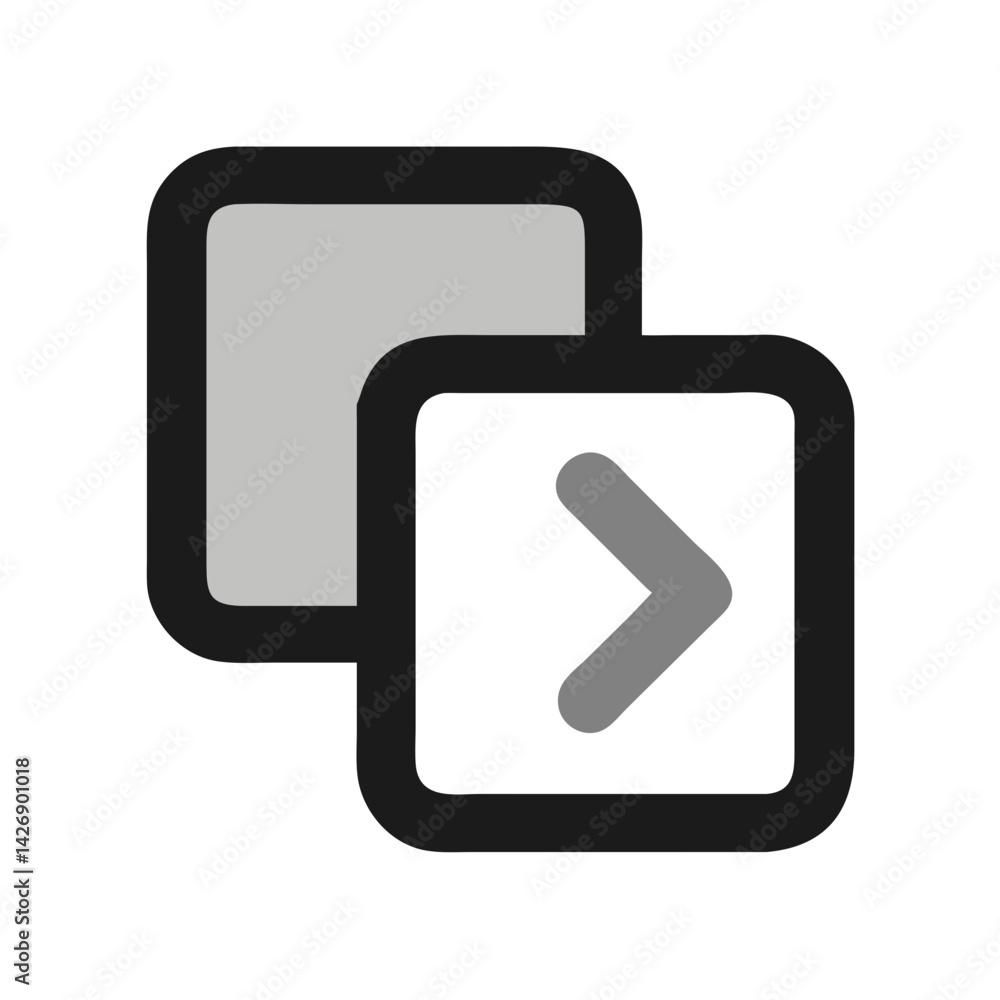 Duplicate Icon Represents Copy, Backup or Data Transfer Duplicate Icon Represents Copy, Backup or Data Transfer