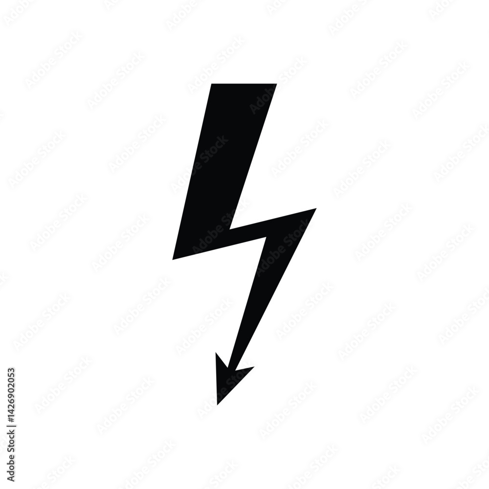 Flash electrical sign vector design Flash electrical sign vector design