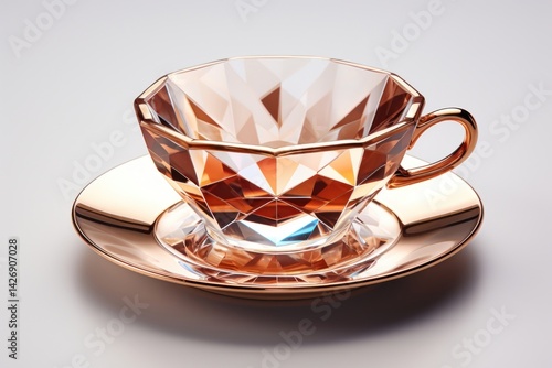 Coffee cup jewelry saucer mug.
