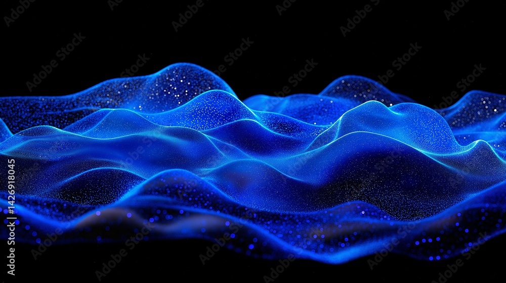 Obraz premium abstract wave lines