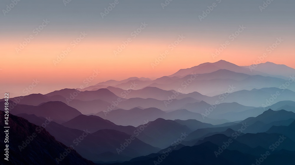 sunset in the mountains sunset in the mountains