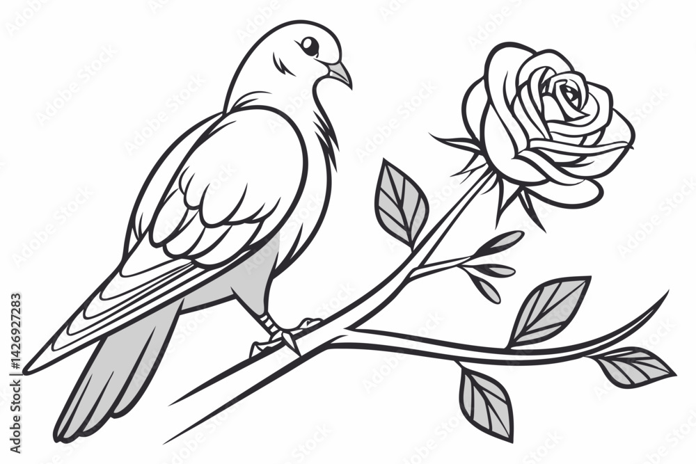 bird on branch bird on branch