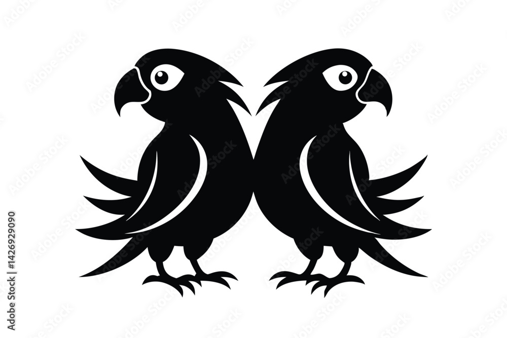 two birds on a branch two birds on a branch
