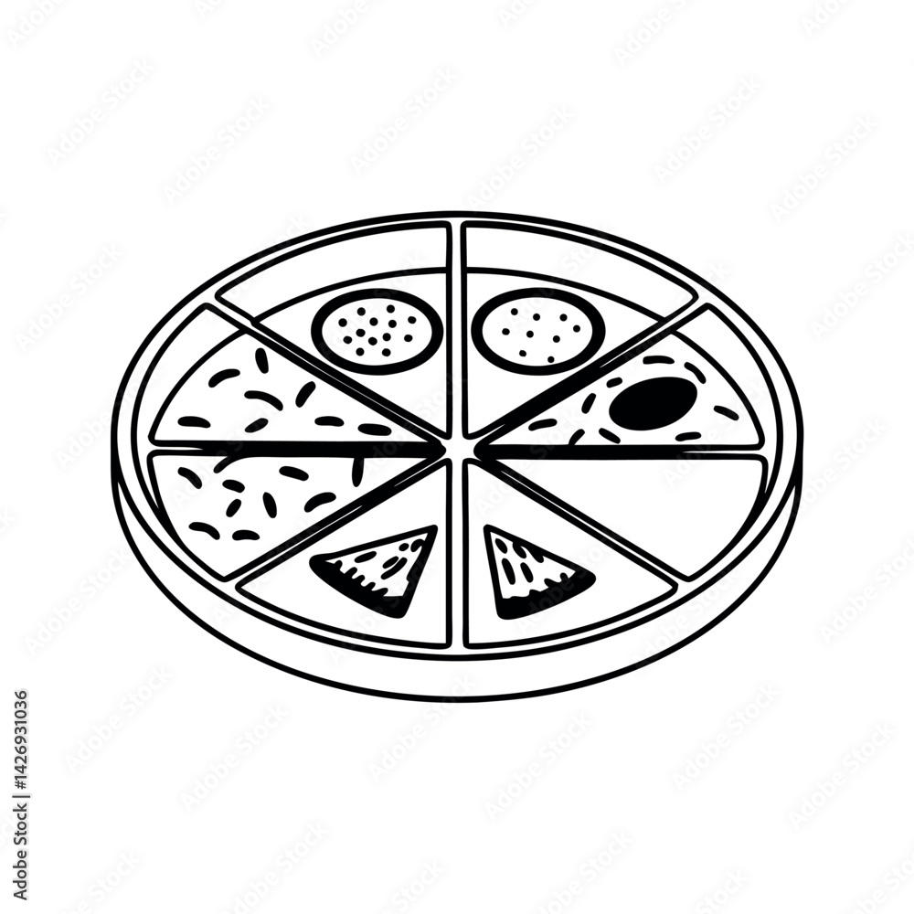 Modern Black Symbol Design Vector Illustration Modern Black Symbol Design Vector Illustration