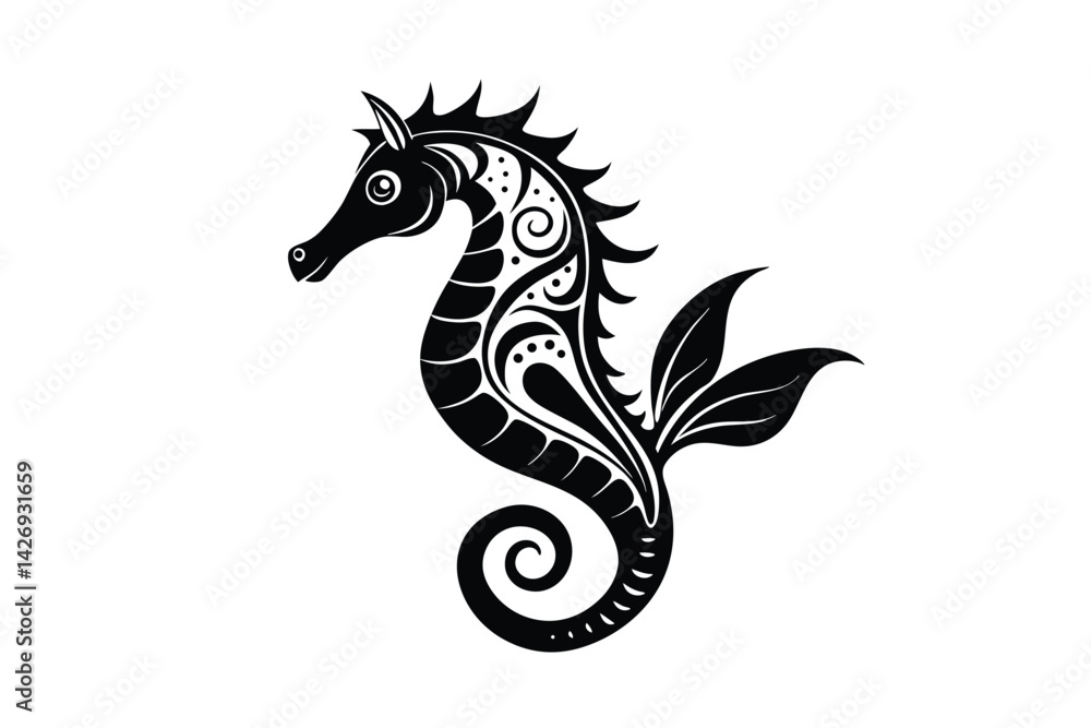 Obraz premium dragon tattoo vector
